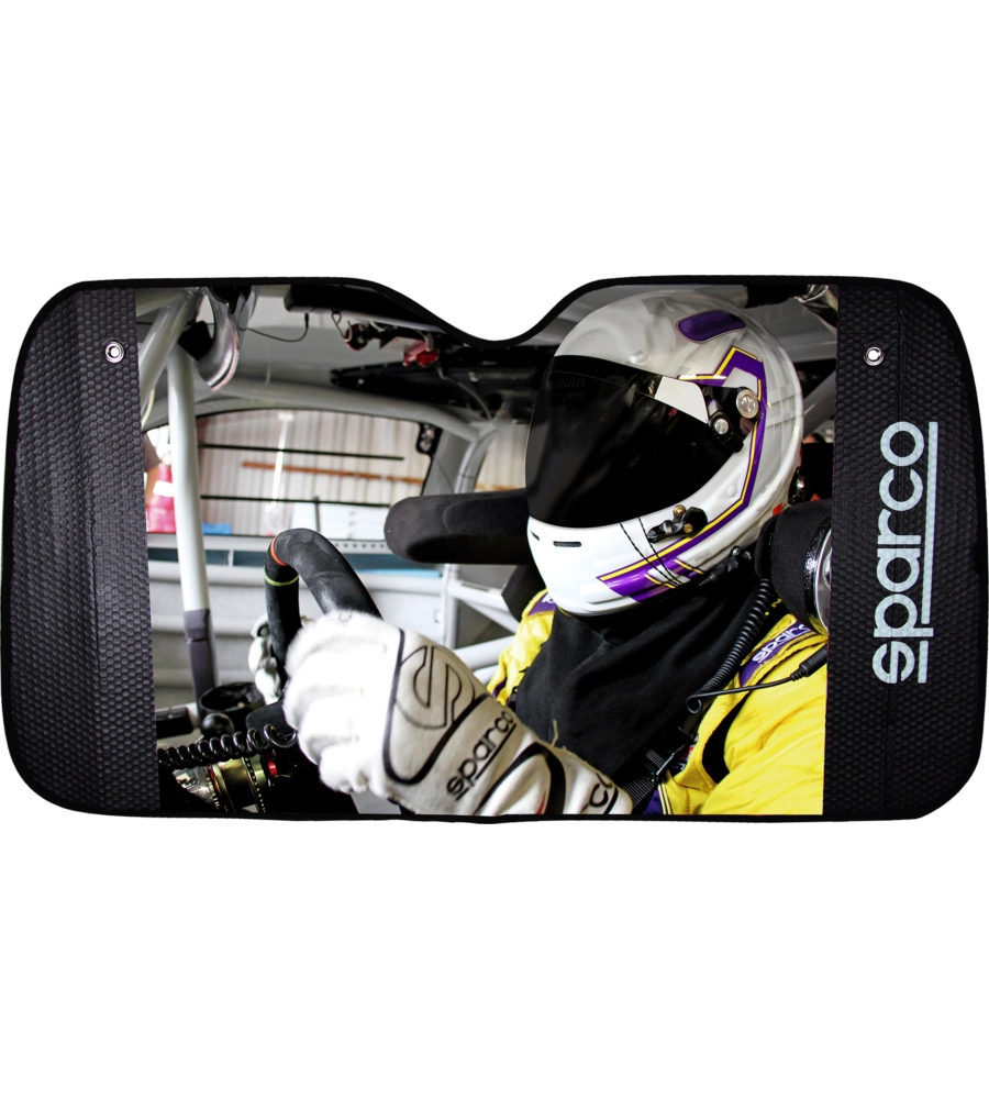 PARASOLE AUTO SPARCO "SPC1718L" IN ALLUMINIO, 140X70 CM
